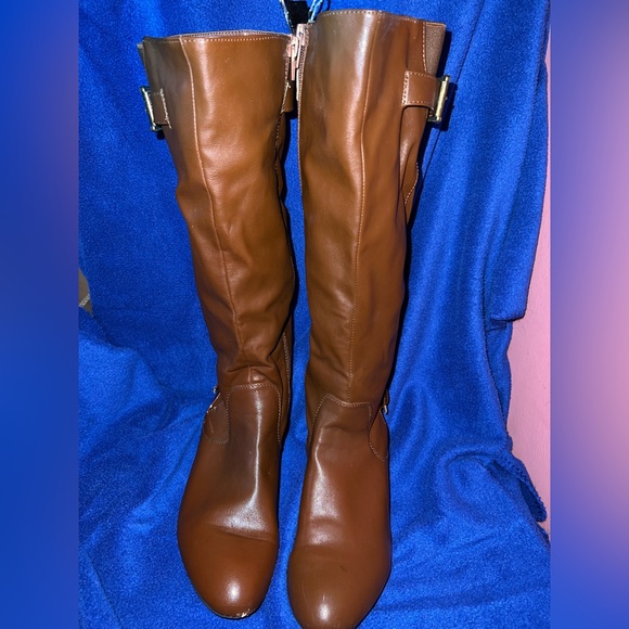 Rampage Brown Wedge Boots Size 8-1/2 - Picture 4 of 6